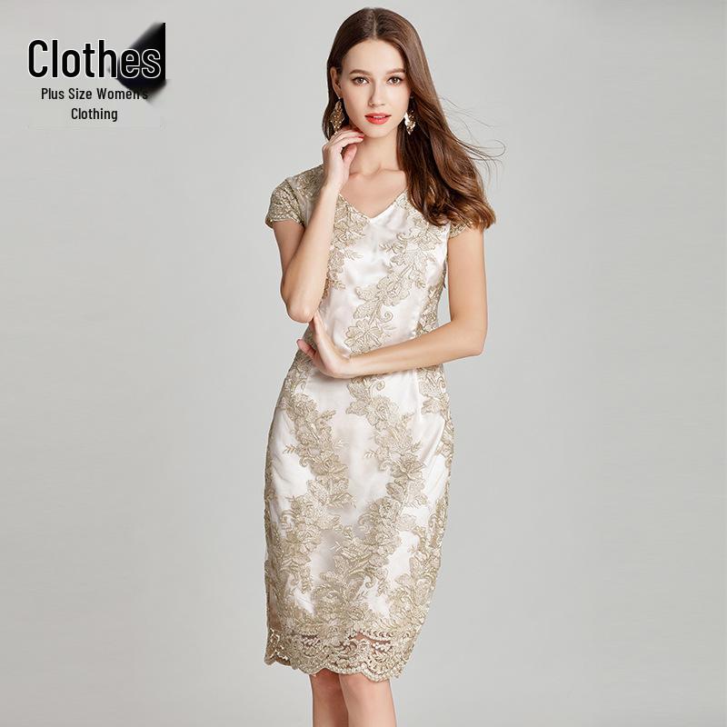 Brand Plus Size Summer 2021 Lace Evening Dress - Mid-Length Slim Fit Socialite Style 3XL
Brand Plus Size Summer 2021 Lace Evening Dress - Mid-Length Slim Fit Socialite Style 3XL