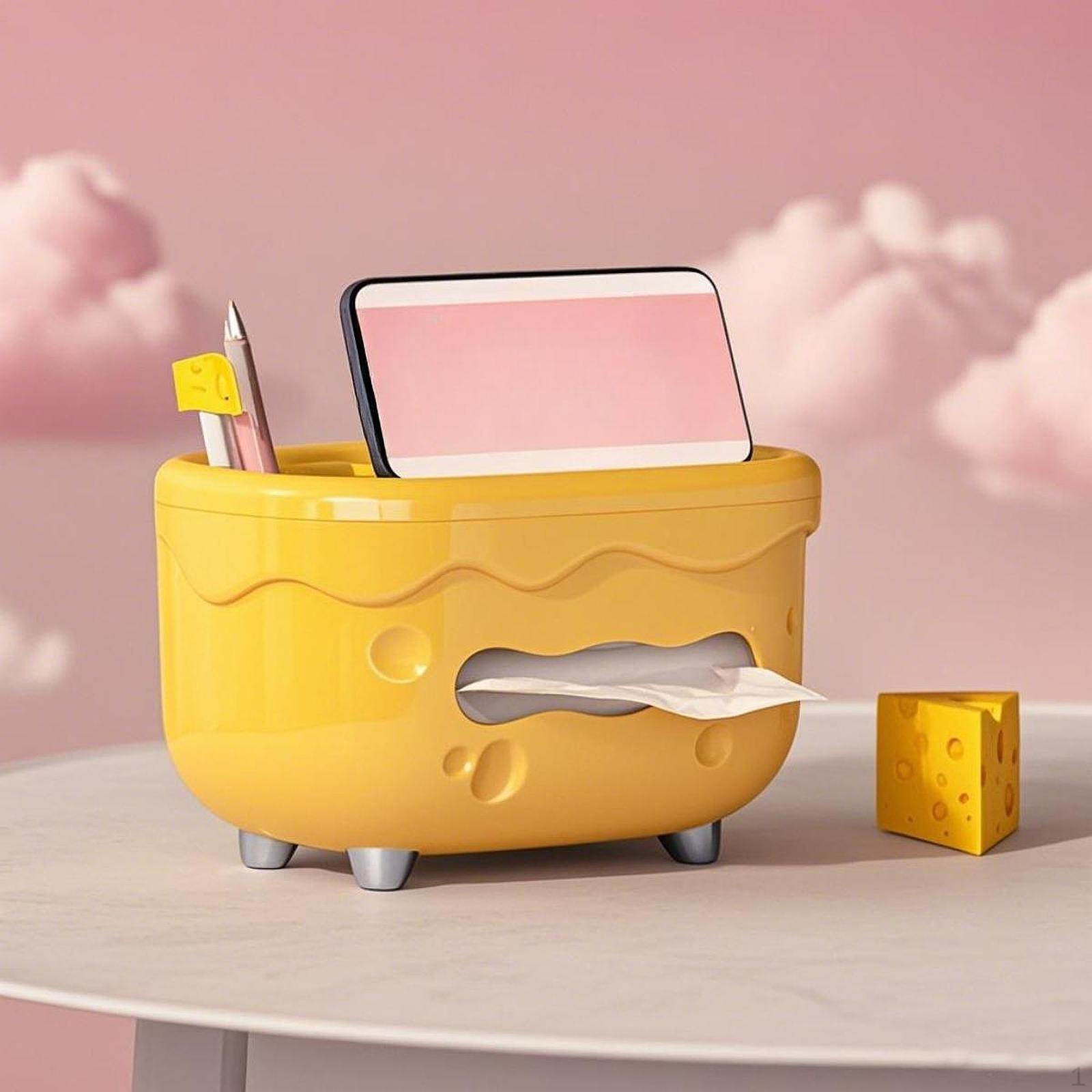 Многофункциональный диспенсер для салфеток с органайзером для стола и спальни Yellow
Многофункциональный диспенсер для салфеток с органайзером для стола и спальни Yellow