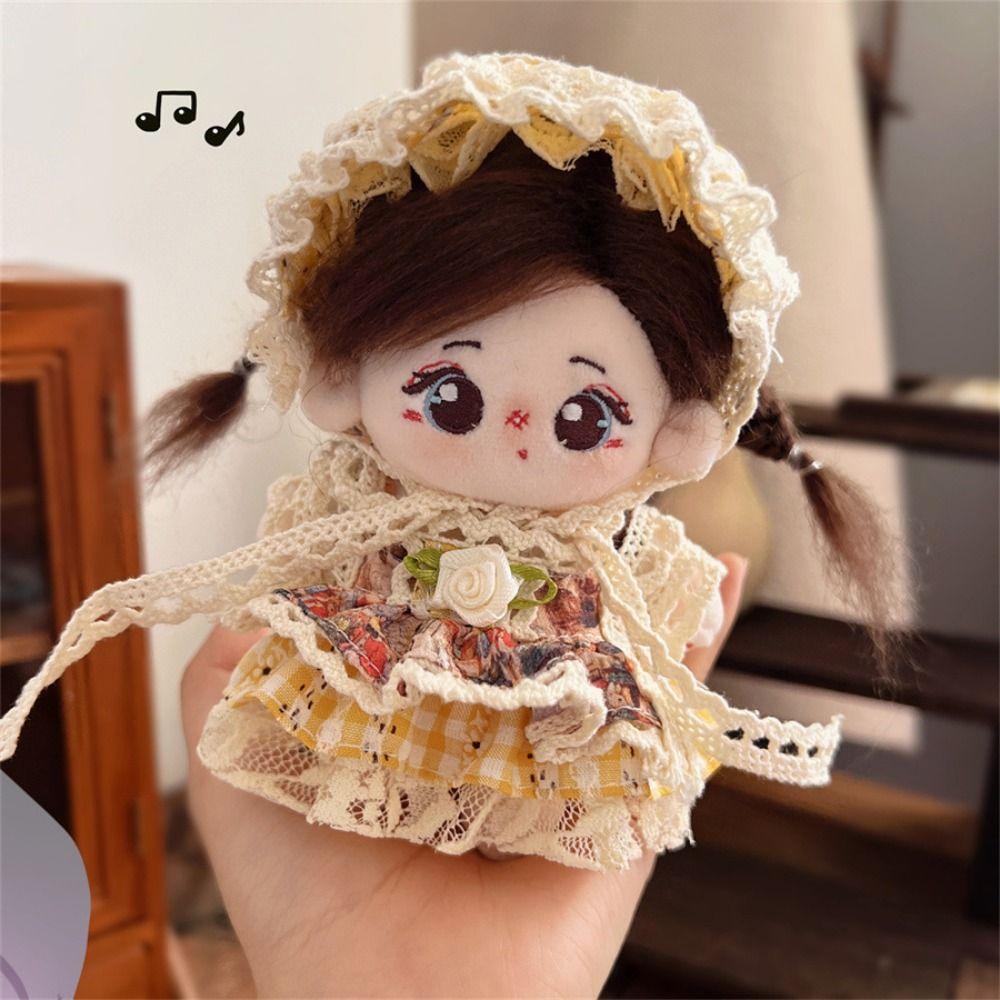 Camellia Plush Dolls Cartoon Skirt Retro Cotton Dolls Halter Dress 10cm Doll Dress Idol Star Doll чорний
Camellia Plush Dolls Cartoon Skirt Retro Cotton Dolls Halter Dress 10cm Doll Dress Idol Star Doll чорний
