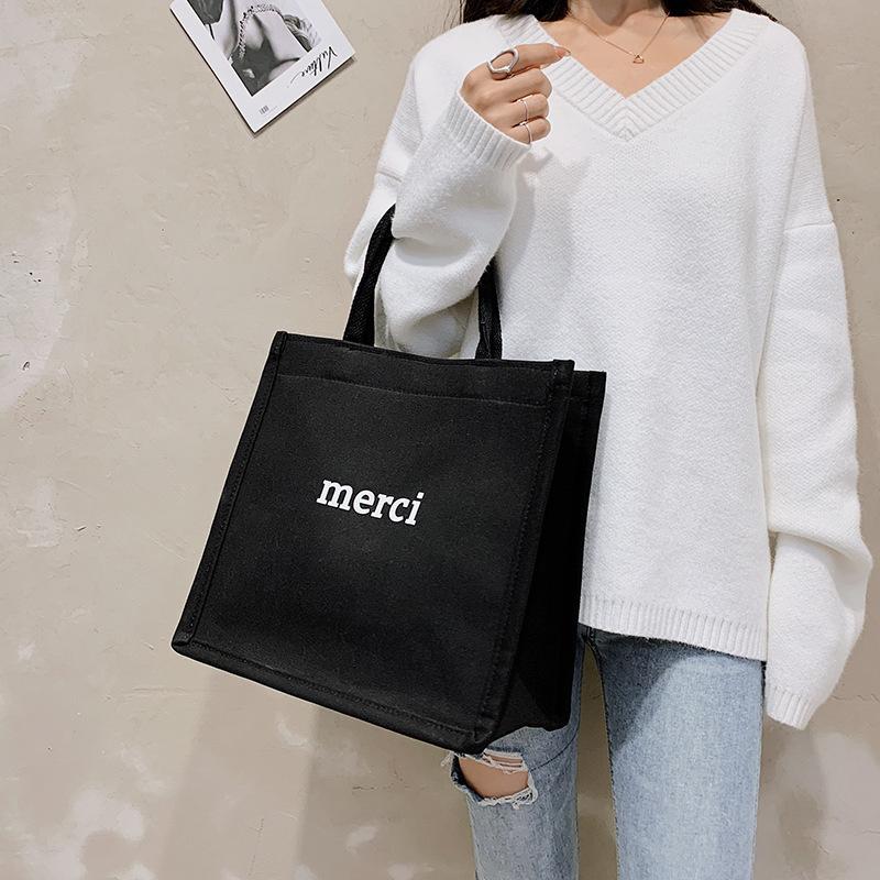 Large capacity canvas bag, new women s bag, fashionable and simple handbag. чёрный
Large capacity canvas bag, new women s bag, fashionable and simple handbag. чёрный