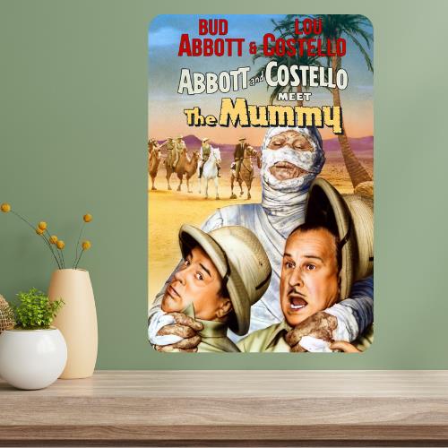 Abbott and Costello Meet the Mummy Metal Movie Poster Sign 20x30cm(7.8x11.8inch)
Abbott and Costello Meet the Mummy Metal Movie Poster Sign 20x30cm(7.8x11.8inch)
