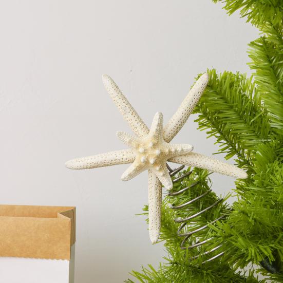 Starfish Christmas Tree Topper Xmas Tree Decoration Starfish Tree Topper with Spring for Home Bar Shop Holiday Party Decor білий
Starfish Christmas Tree Topper Xmas Tree Decoration Starfish Tree Topper with Spring for Home Bar Shop Holiday Party Decor білий