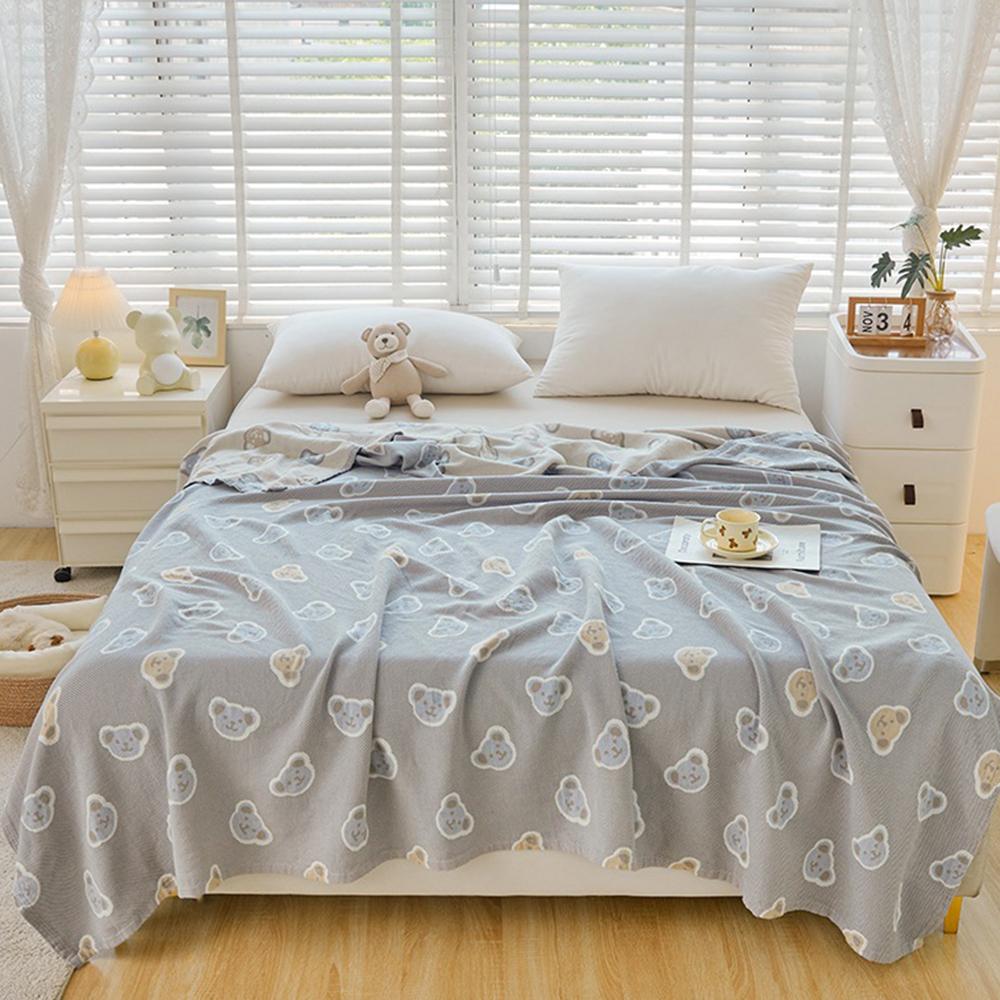 150x200cm Class A Cotton Gauze Air Conditioning Blanket Breathable Summer Towel Quilt Blue Plant
150x200cm Class A Cotton Gauze Air Conditioning Blanket Breathable Summer Towel Quilt Blue Plant