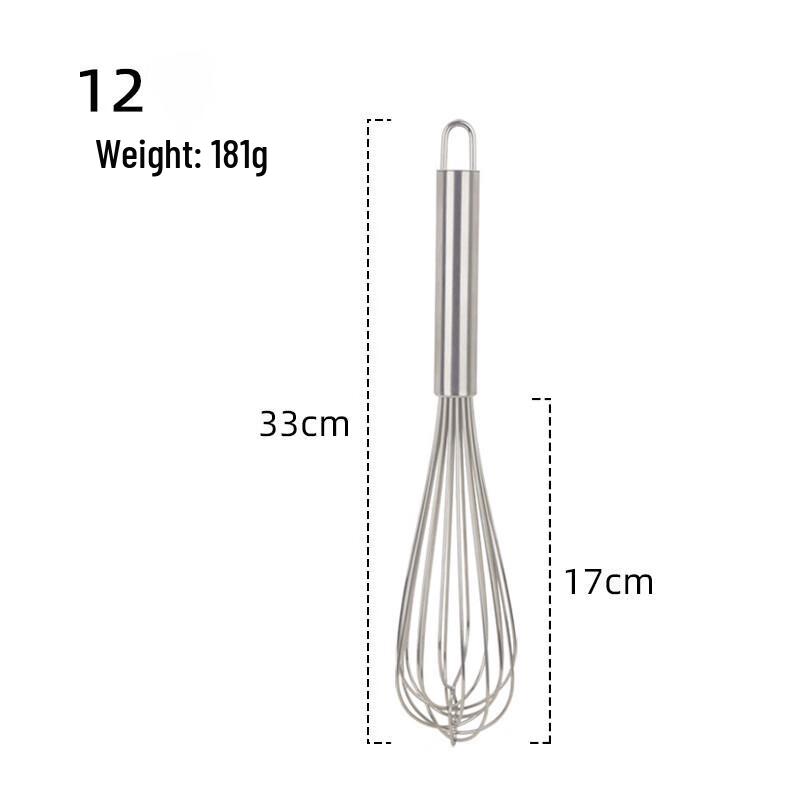 ZISIZ Stainless Steel Manual Egg Whisk
ZISIZ Stainless Steel Manual Egg Whisk