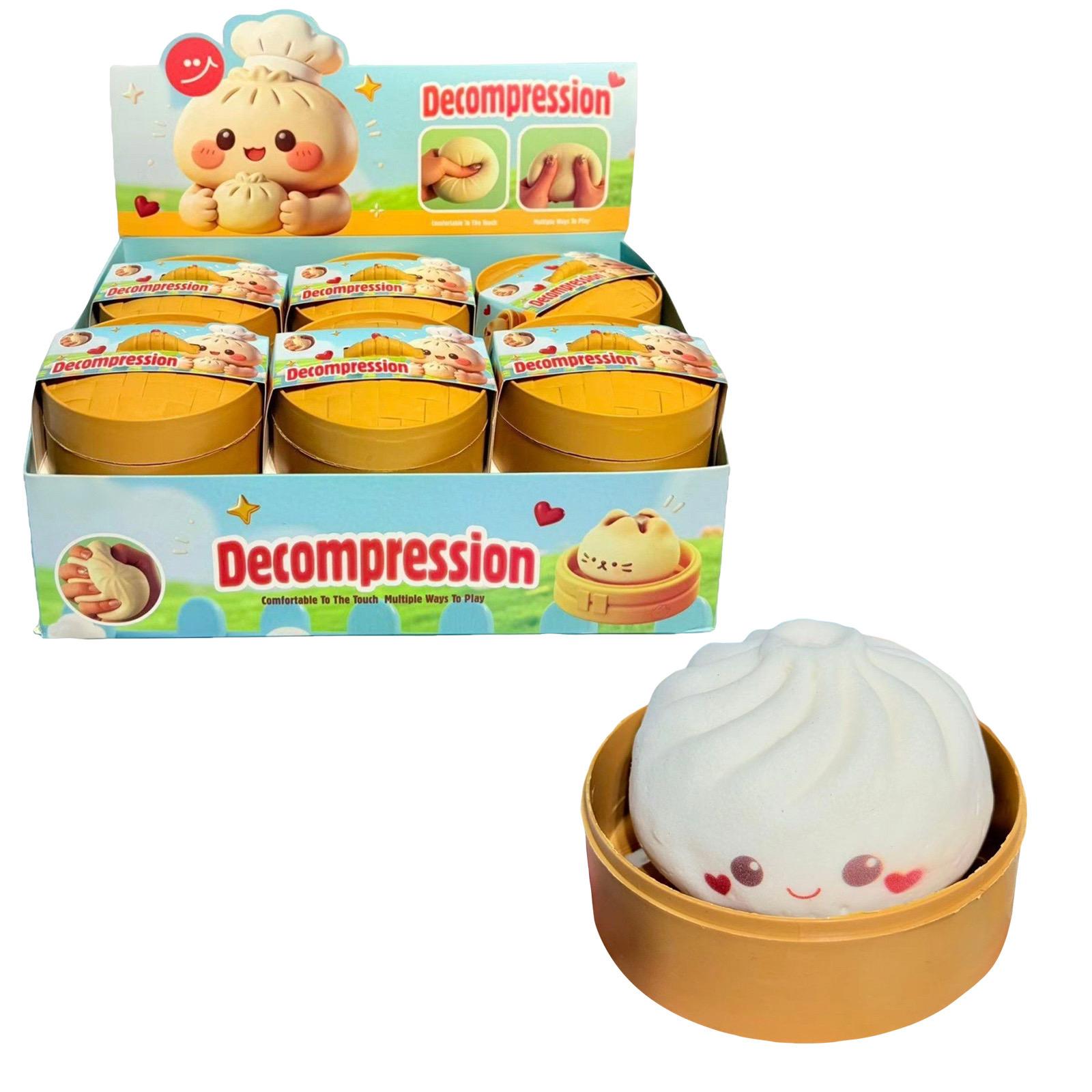 Squishy Dumpling Stress Relief Toy with Steam Basket Slow Rising Soft Squeeze Decompression Toy for Hand Exercise and Relaxation One Size
Squishy Dumpling Stress Relief Toy with Steam Basket Slow Rising Soft Squeeze Decompression Toy for Hand Exercise and Relaxation One Size