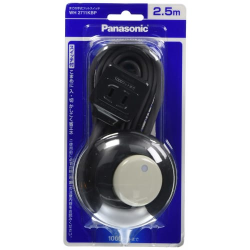 Panasonic Hand-operated foot switch Black with 2.5m cord 10A 125V
Panasonic Hand-operated foot switch Black with 2.5m cord 10A 125V