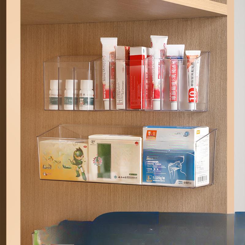 Transparent Wall-mounted Storage Box Long Small Item Classification Storage Rack Medicine Storage and Organization Box Transparent (small size)
Transparent Wall-mounted Storage Box Long Small Item Classification Storage Rack Medicine Storage and Organization Box Transparent (small size)