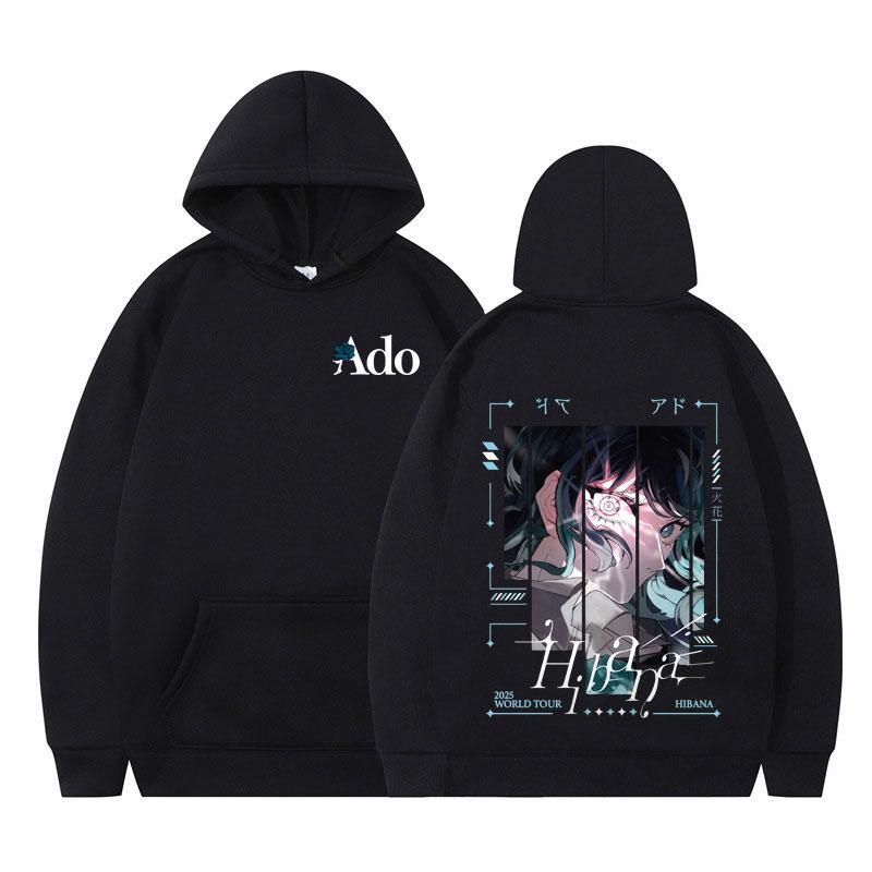 Ado 2025 World Tour Hibana Double-sided Print Hoodies Men Women Fashion Hooded Sweatshirts Long Sleeves Hip-hop Streetwear Tops 3XL
Ado 2025 World Tour Hibana Double-sided Print Hoodies Men Women Fashion Hooded Sweatshirts Long Sleeves Hip-hop Streetwear Tops 3XL