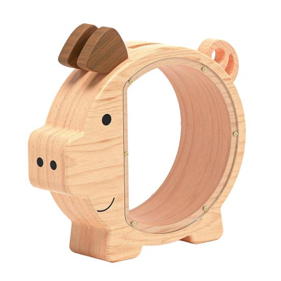 Деревянная копилка в форме милой свинки, коробка для сбережений, многоразовая копилка с прозрачными окошками для детей, малышей, подарок на день рождения 4cm
Деревянная копилка в форме милой свинки, коробка для сбережений, многоразовая копилка с прозрачными окошками для детей, малышей, подарок на день рождения 4cm