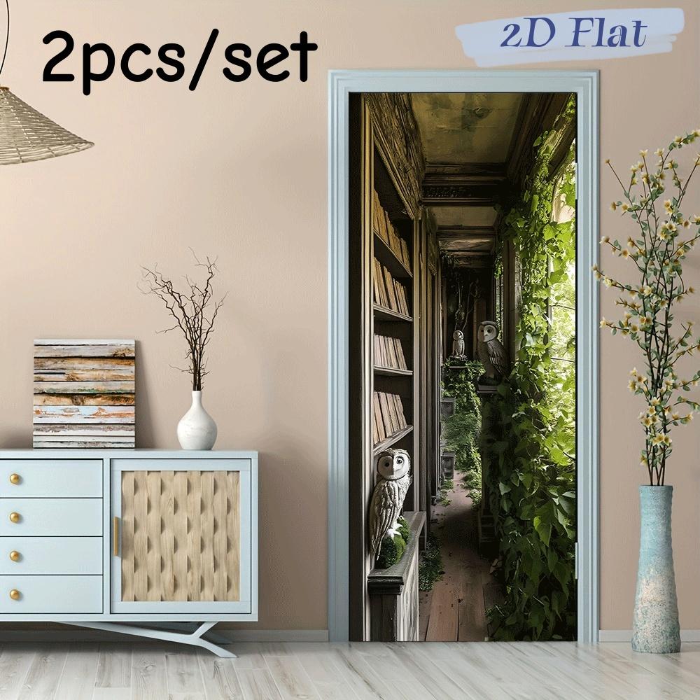 2pcs Retro Library Corridor Wall Stickers Simulation Green Plants Vines Owl Decorative Stickers Living Room Study Entrance Backg (as the picture,38.5x200cmx2)
2pcs Retro Library Corridor Wall Stickers Simulation Green Plants Vines Owl Decorative Stickers Living Room Study Entrance Backg (as the picture,38.5x200cmx2)