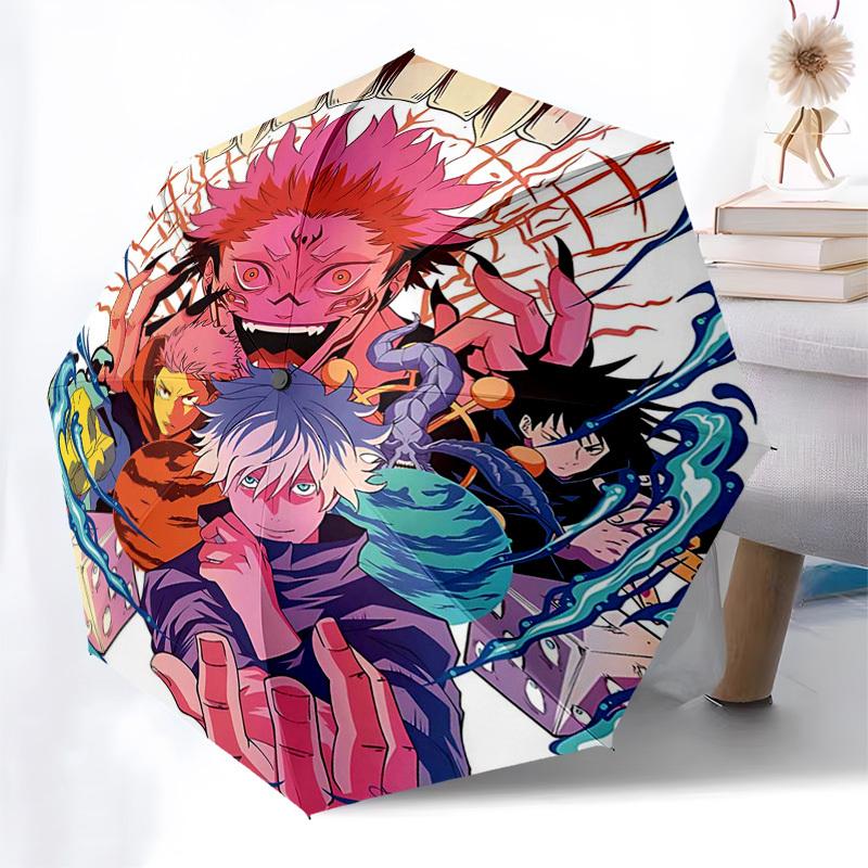 1pc Jujutsu Kaisen Inspired Umbrella: Automatic Opening, Foldable Design, Outdoor Use, Perfect Gift for Fans and Travelers.I104
1pc Jujutsu Kaisen Inspired Umbrella: Automatic Opening, Foldable Design, Outdoor Use, Perfect Gift for Fans and Travelers.I104