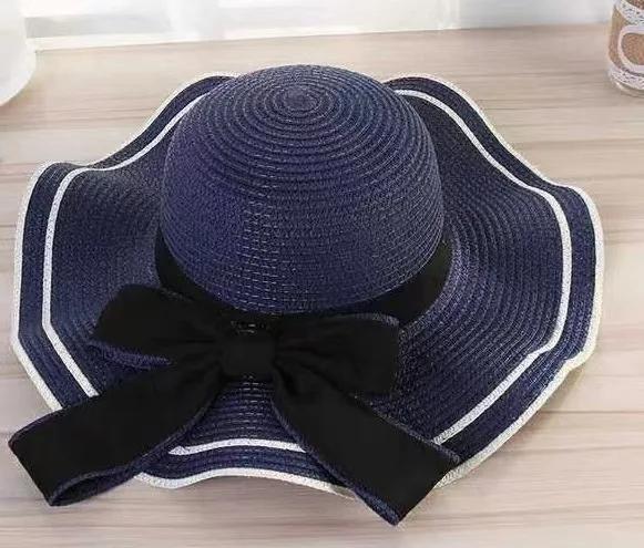 Summer Women s Wide Brim Straw Hat - UV Protection Fashion Beach Sun Hat for Vacation, Travel & Outdoor M 56-58cm тёмно-синий
Summer Women s Wide Brim Straw Hat - UV Protection Fashion Beach Sun Hat for Vacation, Travel & Outdoor M 56-58cm тёмно-синий