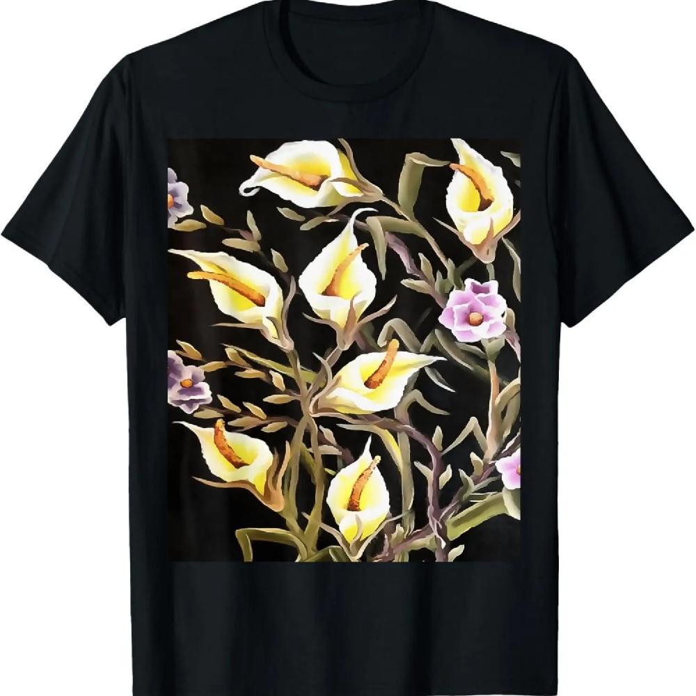 Arum Lily Artistic Floral Design On Black Background T-Shirt XXXL
Arum Lily Artistic Floral Design On Black Background T-Shirt XXXL