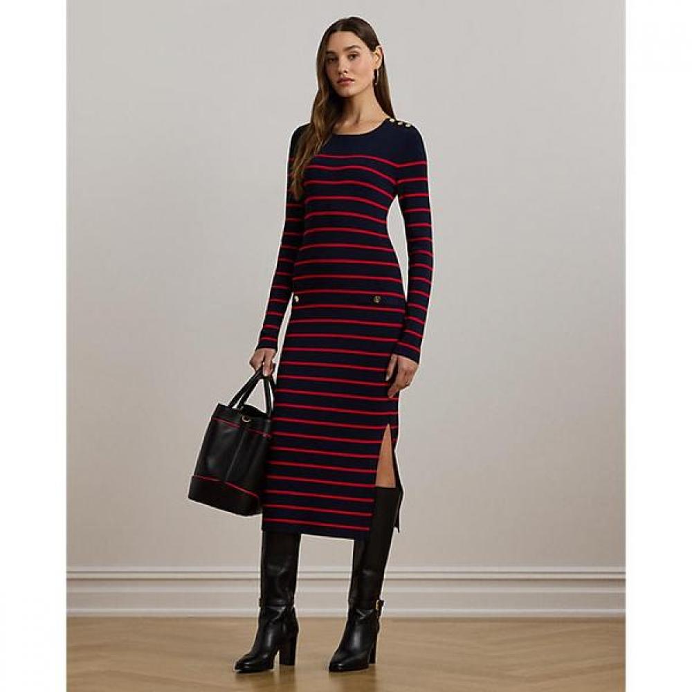 Lauren Ralph Lauren Striped Button Trim Midi Dress Wmlrdrss6820166410 M
Lauren Ralph Lauren Striped Button Trim Midi Dress Wmlrdrss6820166410 M