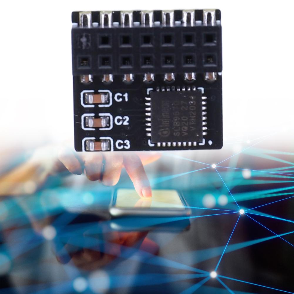 TPM 2.0 Encryption Security Module 14 Pin SPI Portable TPM 2.0 Remote Card TPM 2.0 Module Fit for ASUS Motherboard CHINA
TPM 2.0 Encryption Security Module 14 Pin SPI Portable TPM 2.0 Remote Card TPM 2.0 Module Fit for ASUS Motherboard CHINA