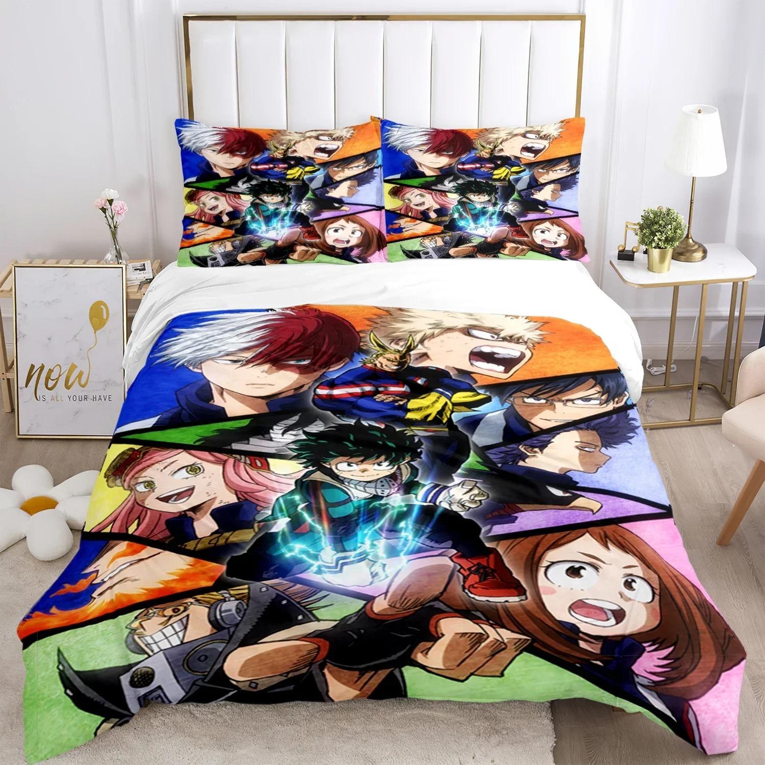 My Hero Anime Print Beding Set For Bedrom Soft Modern Bedspreads Comefortable Children Kids Soft Duvet Cover Comfortable Quilt Cover And Pilowcase 100*200cm Single
My Hero Anime Print Beding Set For Bedrom Soft Modern Bedspreads Comefortable Children Kids Soft Duvet Cover Comfortable Quilt Cover And Pilowcase 100*200cm Single