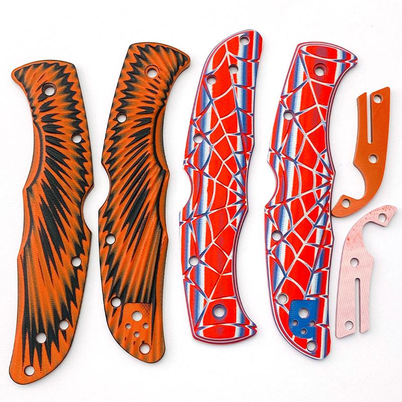 1 Pair Folding Knife G10 Scales Patches for C10 Endura 4 Endura4 Handles DIY Make Grips Accessories Parts 2 Colors black orange, spider web
1 Pair Folding Knife G10 Scales Patches for C10 Endura 4 Endura4 Handles DIY Make Grips Accessories Parts 2 Colors black orange, spider web