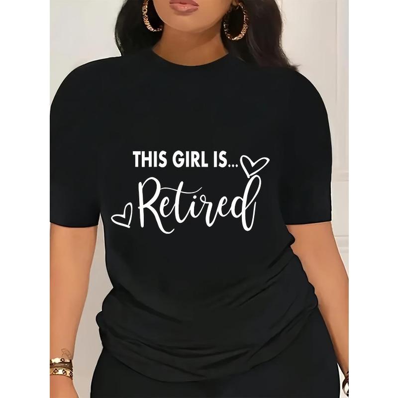 Womens Retirement Celebration T-Shirt - This is Retired Graphic with Heart Design, Black & White Casual Crew Neck Short Sleeve Top, Machine Washable 4XL чорний
Womens Retirement Celebration T-Shirt - This is Retired Graphic with Heart Design, Black & White Casual Crew Neck Short Sleeve Top, Machine Washable 4XL чорний