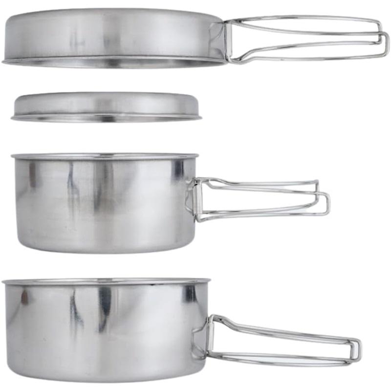 Alocs Backpacking Camping Cookware Mini Picnic Camping Cooking Mess Kit with Pot and Pan Set for Hiking 4pcs серебряный
Alocs Backpacking Camping Cookware Mini Picnic Camping Cooking Mess Kit with Pot and Pan Set for Hiking 4pcs серебряный