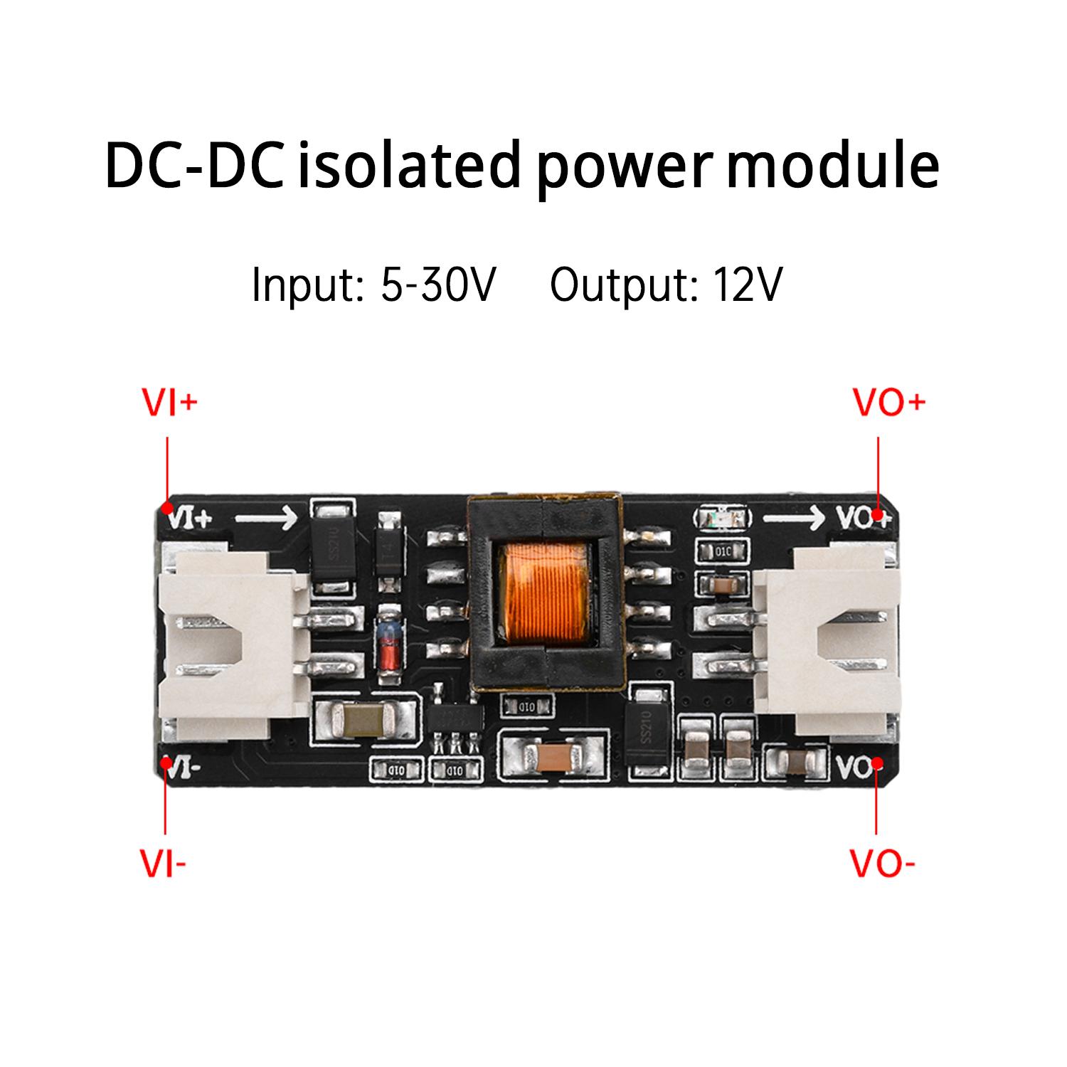 LIZAO DC Isolated Power Supply 12-24V to 12V 24V 15W, Single/Double Terminal for Arduino & Electronic Equipment
LIZAO DC Isolated Power Supply 12-24V to 12V 24V 15W, Single/Double Terminal for Arduino & Electronic Equipment
