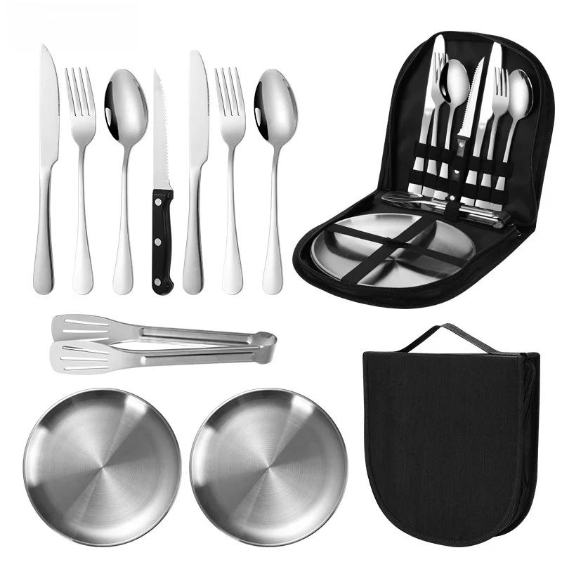 10/20Pcs Outdoor Camping Cutlery Organizer Utensil Picnic portable Set Stainless Steel Plate Spoon Knife Fork Tongs Hiking
10/20Pcs Outdoor Camping Cutlery Organizer Utensil Picnic portable Set Stainless Steel Plate Spoon Knife Fork Tongs Hiking
