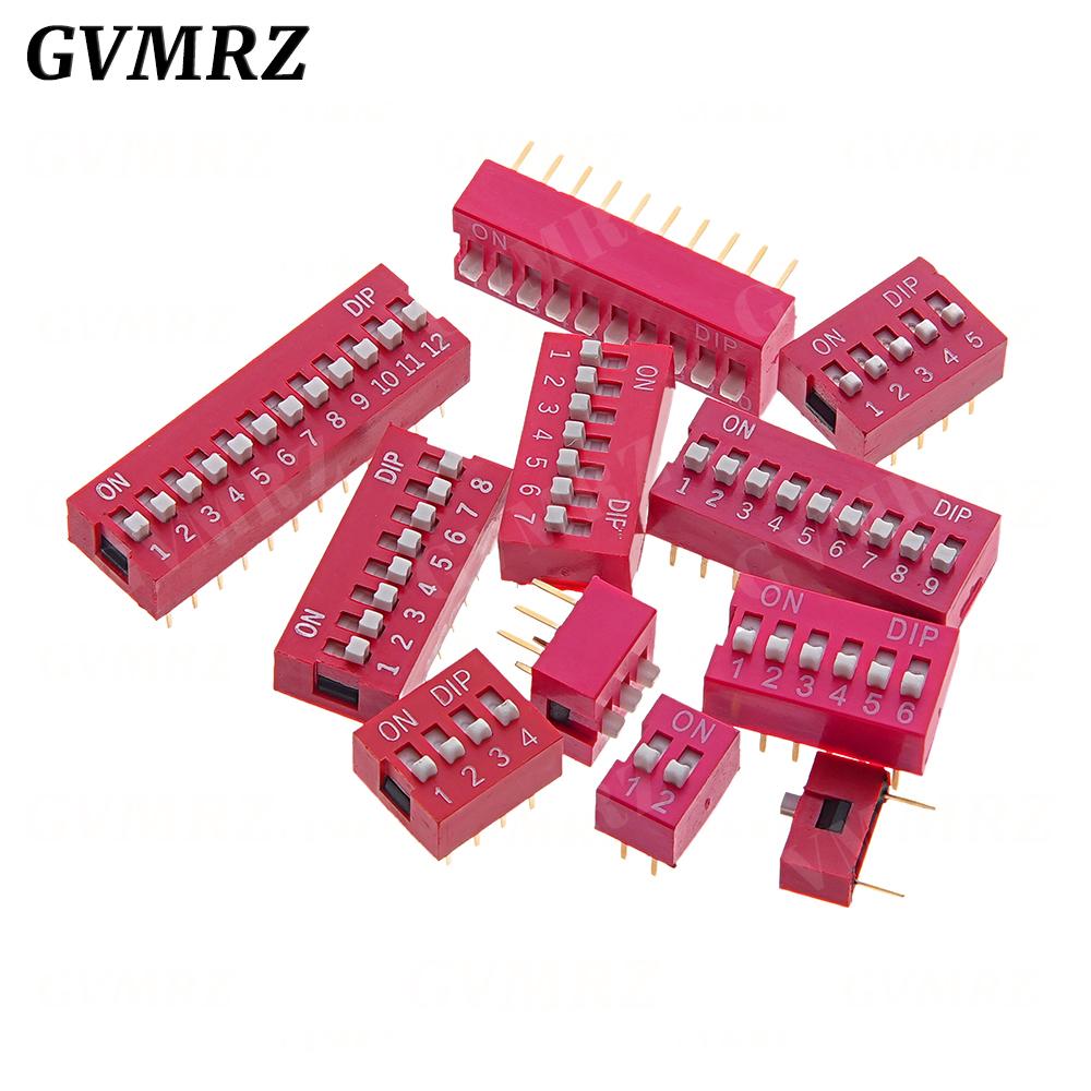 10PCS 2.54mm DIP Switch Red Blue 1 2 3 4 5 6 7 8 9 10 12 PIN PCB Mounted Toggle Code Switch ON OFF Selector for Circuit Board 1P 10PCS червоний
10PCS 2.54mm DIP Switch Red Blue 1 2 3 4 5 6 7 8 9 10 12 PIN PCB Mounted Toggle Code Switch ON OFF Selector for Circuit Board 1P 10PCS червоний