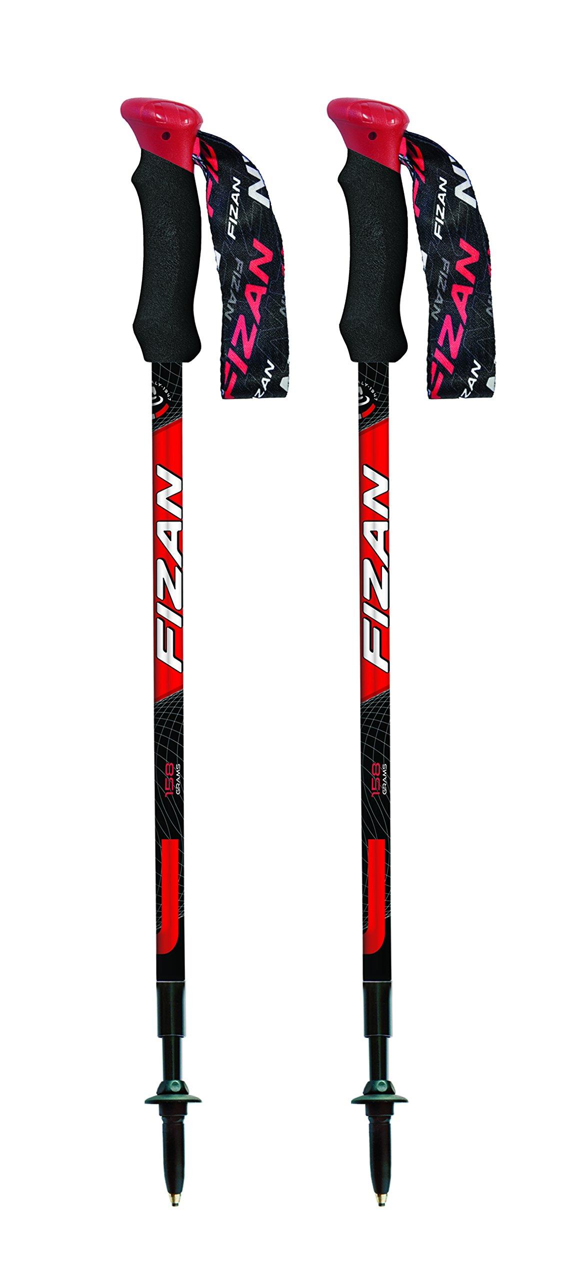FIZAN Italian made adjustable trekking poles 59-132cm COMPACT Red set of 2 FZ-7104 2022 model Lightweight Aluminum Lighter and stronger than carbon
FIZAN Italian made adjustable trekking poles 59-132cm COMPACT Red set of 2 FZ-7104 2022 model Lightweight Aluminum Lighter and stronger than carbon