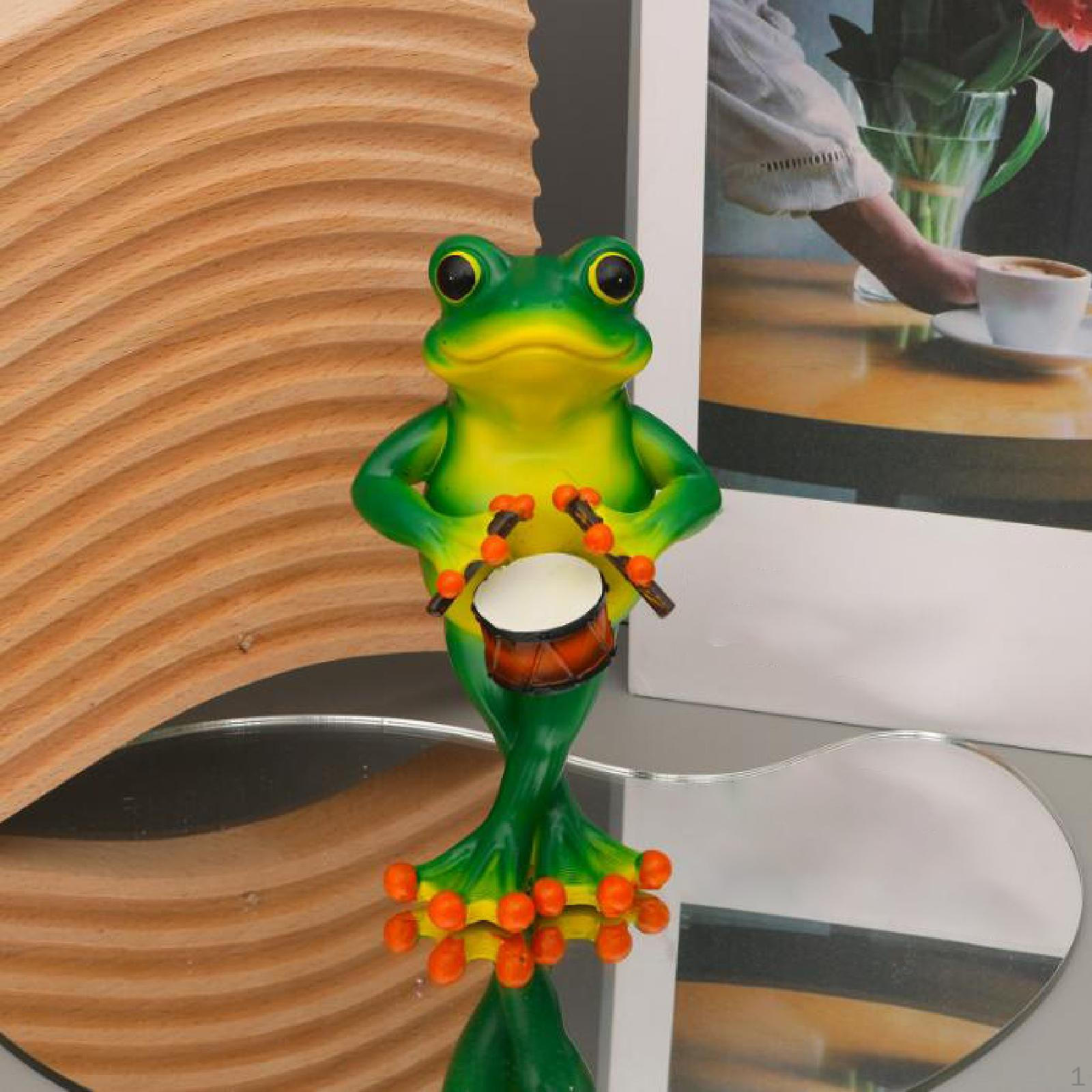 Фигурка лягушки Декор Аксессуары Милый Полимерный Животный Подарок на День Рождения Скульптура Статуэтка для Спальни Drum
Фигурка лягушки Декор Аксессуары Милый Полимерный Животный Подарок на День Рождения Скульптура Статуэтка для Спальни Drum