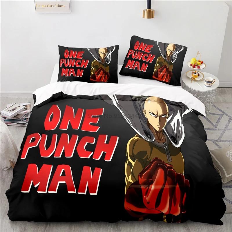 ONE PUNCH-MAN Cartoon Bedding Sets Anime Print Duvet Cover Set with Pillowcase Home Textile Twin Full Queen King Size 2/3pcs 135x200cm
ONE PUNCH-MAN Cartoon Bedding Sets Anime Print Duvet Cover Set with Pillowcase Home Textile Twin Full Queen King Size 2/3pcs 135x200cm