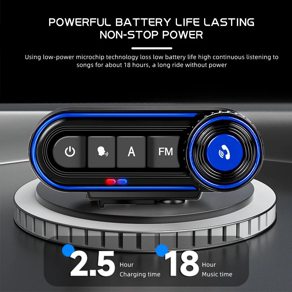 V5.3 FM-радио + Bluetooth-гарнитура для мотоциклетного шлема, стереонаушники, водонепроницаемые наушники Hands-free, голосовое управление, шумоподавление
V5.3 FM-радио + Bluetooth-гарнитура для мотоциклетного шлема, стереонаушники, водонепроницаемые наушники Hands-free, голосовое управление, шумоподавление