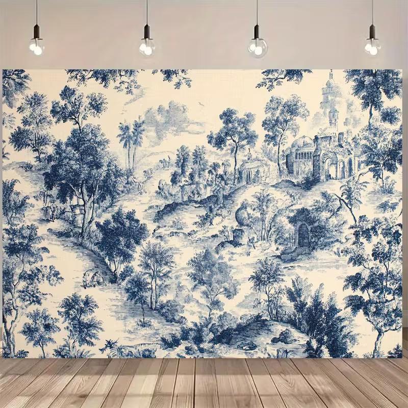2D Cottagecore Toile Pattern Backdrop for Cozy and Aesthetic Room Decor 47.2x31.5inch/120*80cm
2D Cottagecore Toile Pattern Backdrop for Cozy and Aesthetic Room Decor 47.2x31.5inch/120*80cm