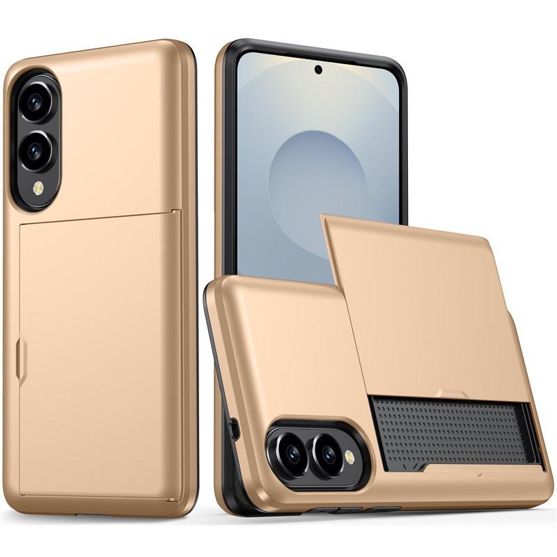 Подходящий чехол для телефона S25edge с возможностью вставки карт A56/36, кошелек со слотом-слайдером 24Plus, защитная крышка с защитой от падений Samsung s20 золотистый
Подходящий чехол для телефона S25edge с возможностью вставки карт A56/36, кошелек со слотом-слайдером 24Plus, защитная крышка с защитой от падений Samsung s20 золотистый