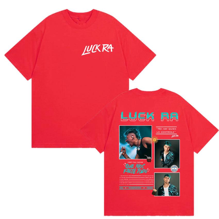 Rapper Luck Ra Que Nos Falte Todo Tour Graphic T Shirts Mens Rock Hip Hop Gothic T Shirt Summer ONeck Short Sleeve Tshirt 4XL
Rapper Luck Ra Que Nos Falte Todo Tour Graphic T Shirts Mens Rock Hip Hop Gothic T Shirt Summer ONeck Short Sleeve Tshirt 4XL