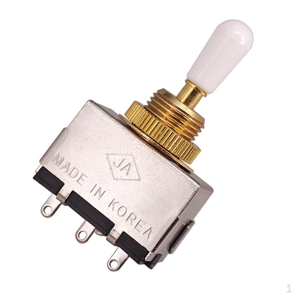 Keys Selector Switches for Electric Guitar White Knob
Keys Selector Switches for Electric Guitar White Knob