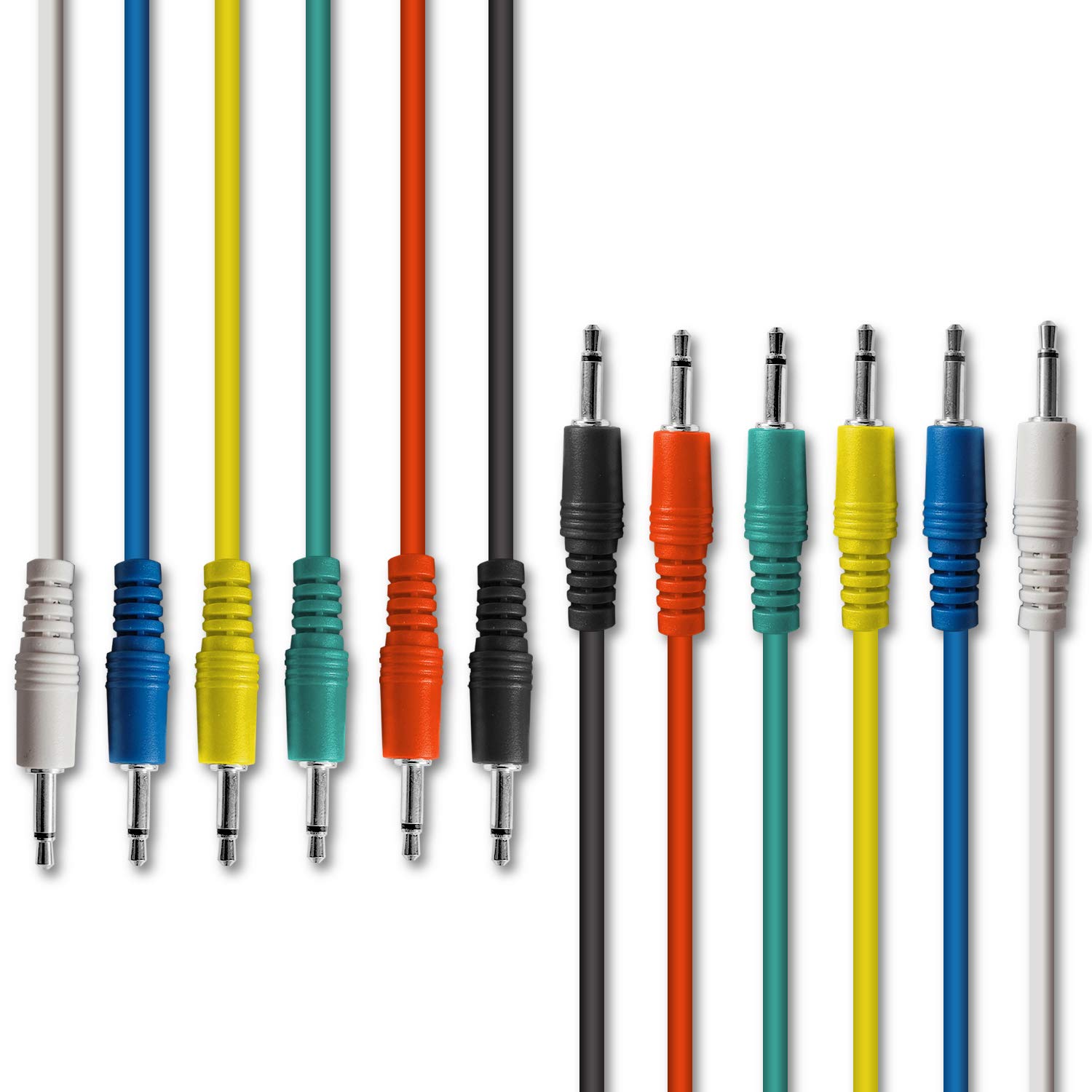 AxcessAbles TS to TS Unbalanced Mono Patch Cable Modular Synth Cord TS Audio Cable Eurorack Synthesizer Multicolor TS AUX Cord 6 Pack 1/8 (3.5mm)
AxcessAbles TS to TS Unbalanced Mono Patch Cable Modular Synth Cord TS Audio Cable Eurorack Synthesizer Multicolor TS AUX Cord 6 Pack 1/8 (3.5mm)