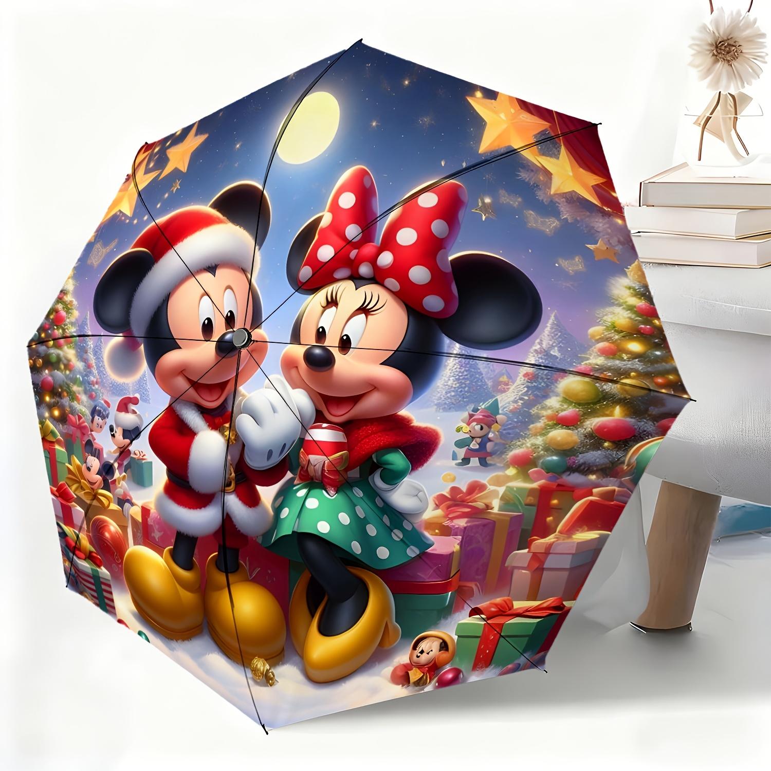 1pc Disney Mickey and Minnie Christmas Automatic Umbrella, All-Occasion Dual-Purpose Umbrella for Rain or Shine, Portable Fold (as the picture,Iron&8K)
1pc Disney Mickey and Minnie Christmas Automatic Umbrella, All-Occasion Dual-Purpose Umbrella for Rain or Shine, Portable Fold (as the picture,Iron&8K)