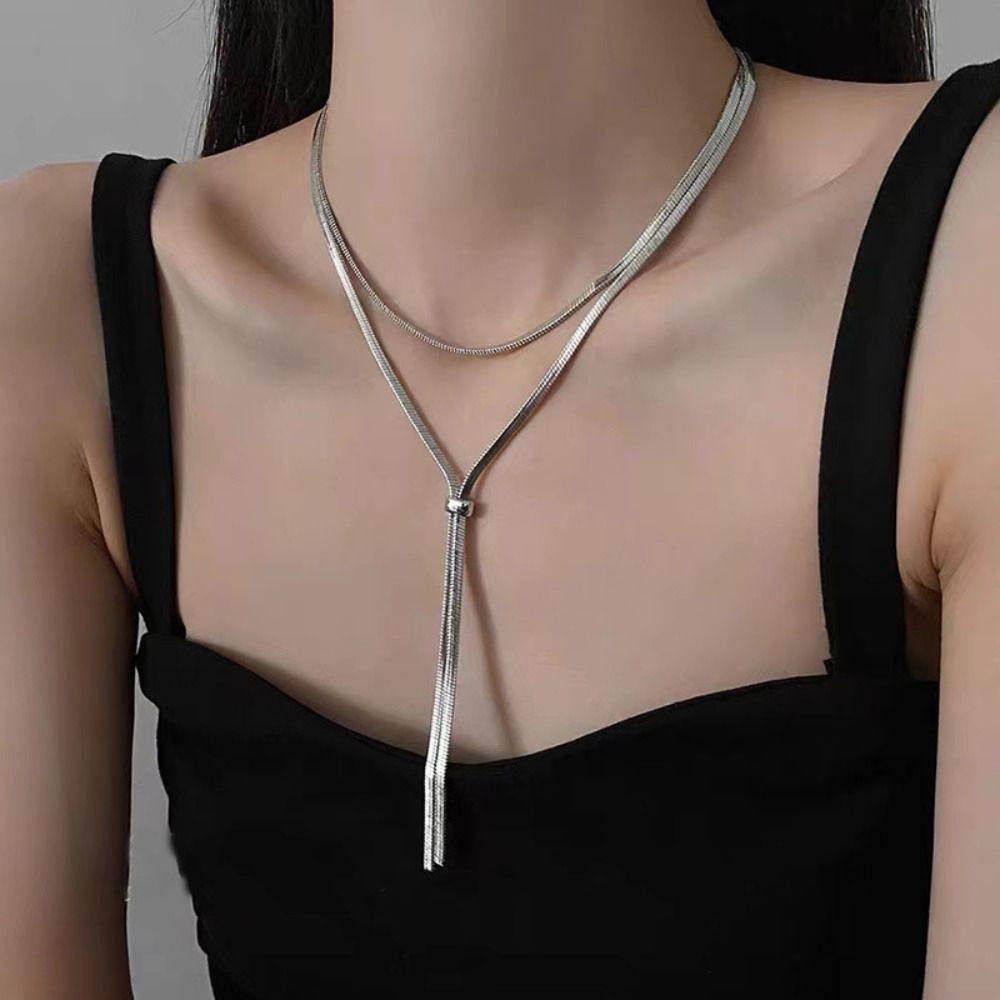 Sweet Y2K Tassel Necklace Star Women s Choker Chic Butterfly Necklace Gifts Sliver Butterfly
Sweet Y2K Tassel Necklace Star Women s Choker Chic Butterfly Necklace Gifts Sliver Butterfly
