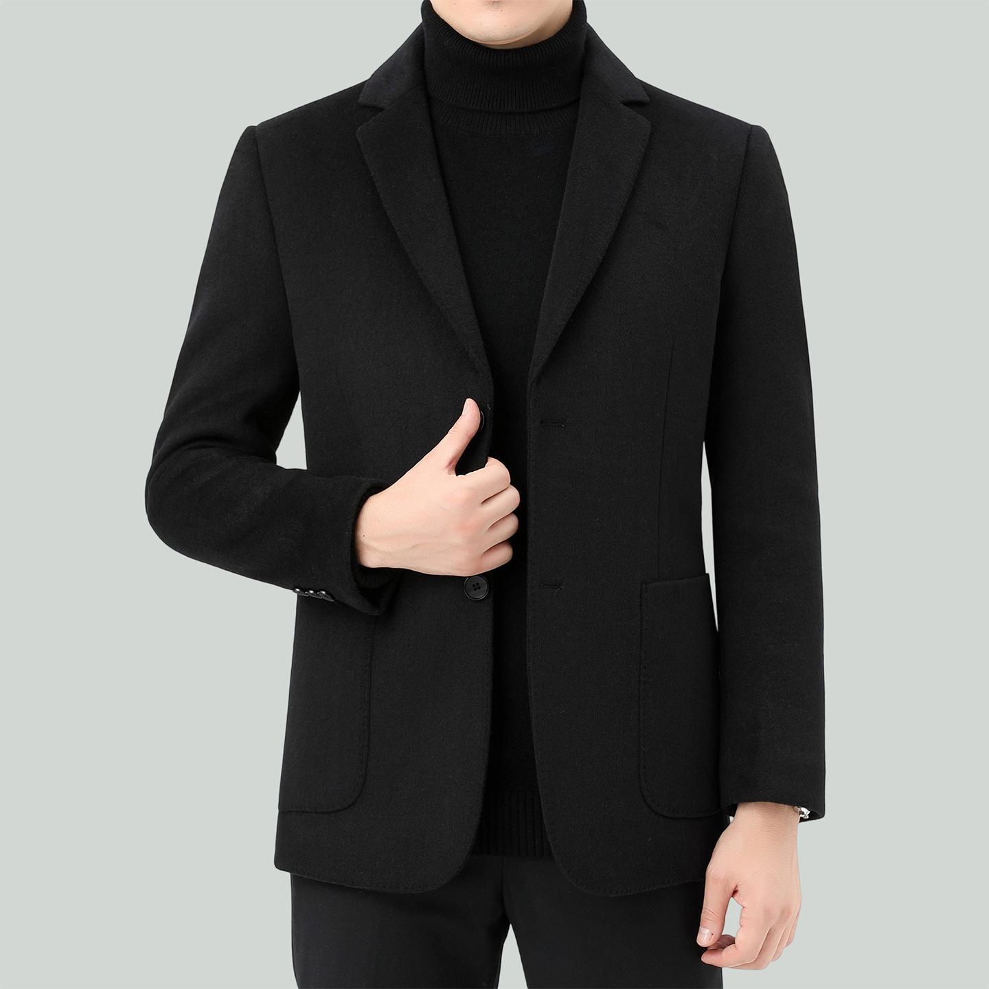 Men s High-End Wool Cashmere Suit Jacket - Autumn/Winter, Double-Sided, Solid Color, Mid-Aged, Thickened Outerwear 4XL чорний
Men s High-End Wool Cashmere Suit Jacket - Autumn/Winter, Double-Sided, Solid Color, Mid-Aged, Thickened Outerwear 4XL чорний
