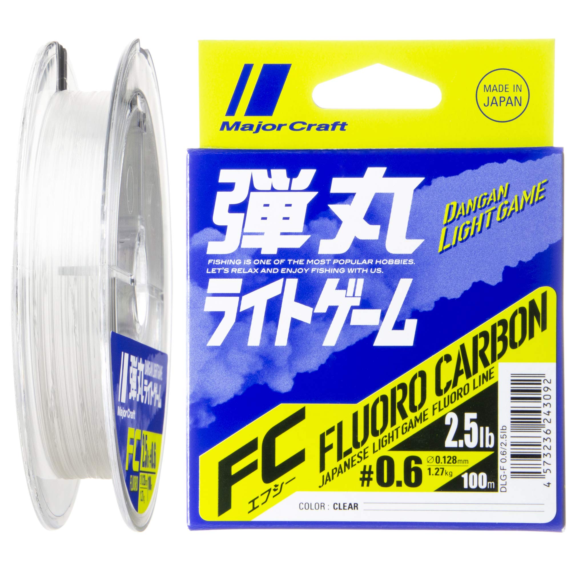 Major Craft Bullet Fluorolite Game DLG-F Line, 0.6/2.5lb
Major Craft Bullet Fluorolite Game DLG-F Line, 0.6/2.5lb