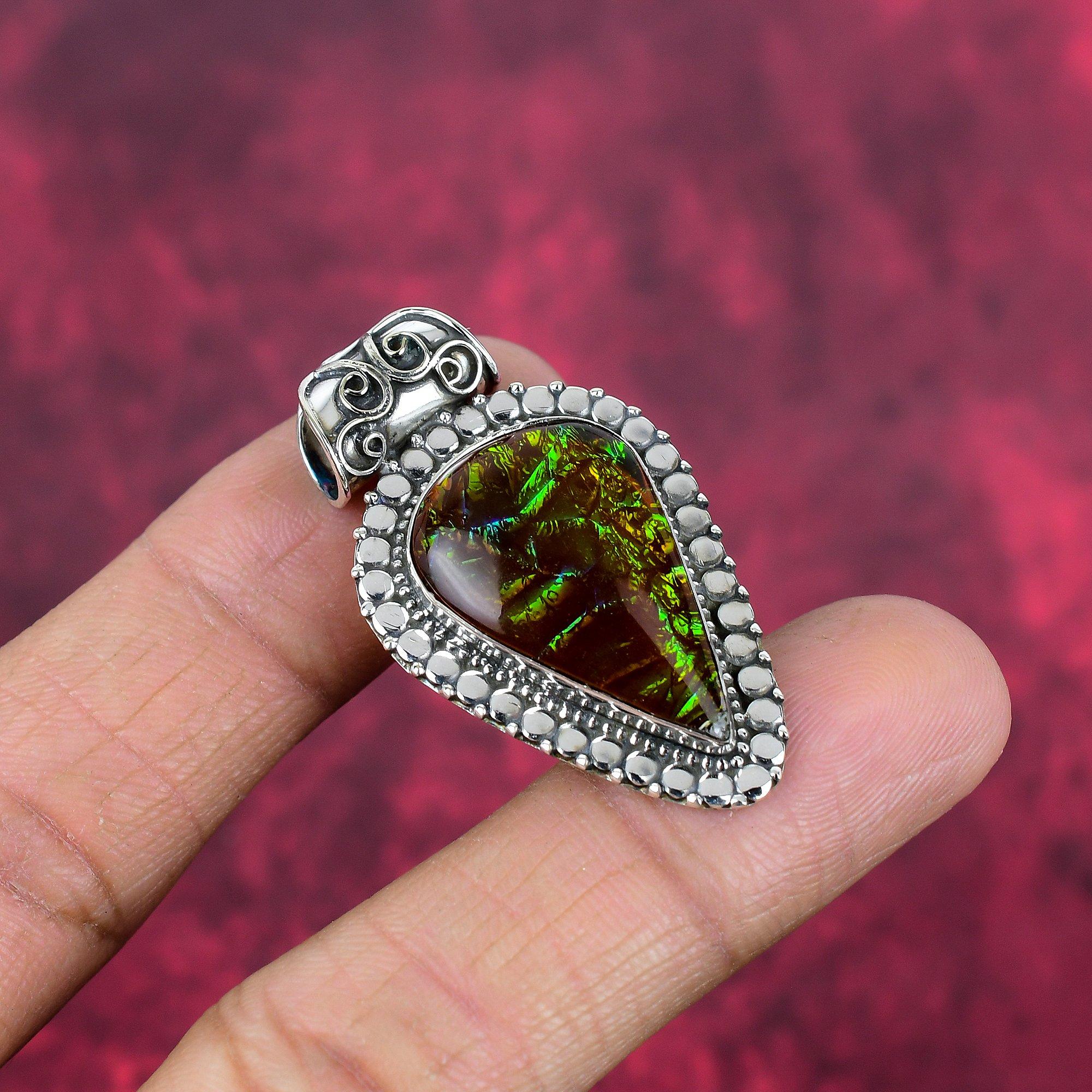 Australian Triplet Opal 25 Solid Sterling Silver Pendant, Handmade Gemstone Jewelry Pendant Gift For Birthday 1.77 Inches
Australian Triplet Opal 25 Solid Sterling Silver Pendant, Handmade Gemstone Jewelry Pendant Gift For Birthday 1.77 Inches