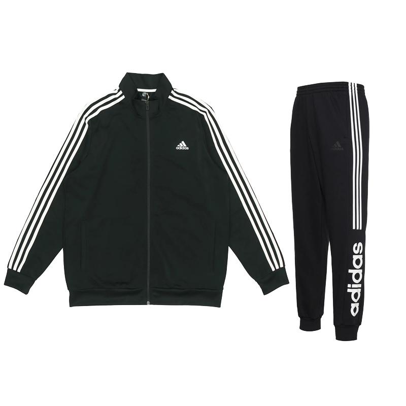 Adidas Striped Retro Stand Collar Long Sleeve Jacket And Elastic Logo Cuff Pants Casual Sports Suit Men suit Black H46099+GD5473 XL
Adidas Striped Retro Stand Collar Long Sleeve Jacket And Elastic Logo Cuff Pants Casual Sports Suit Men suit Black H46099+GD5473 XL