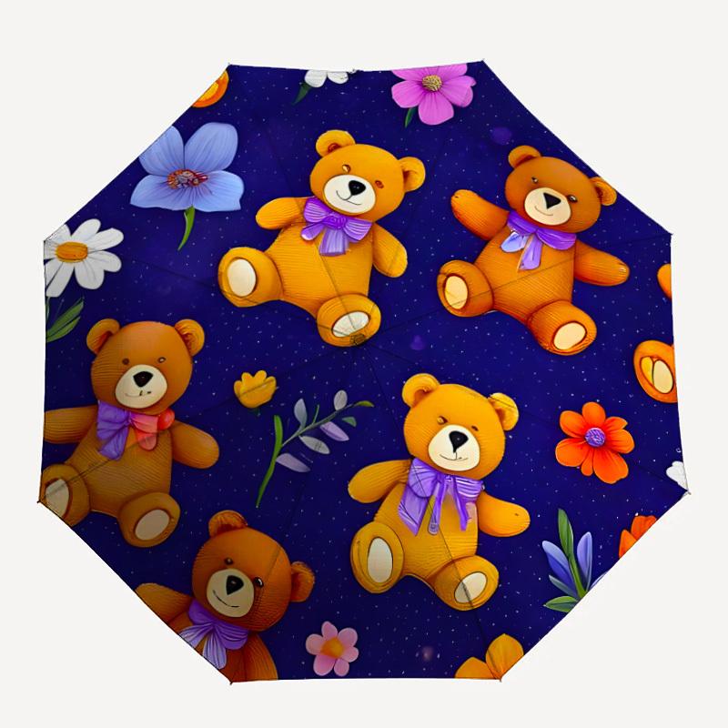 1pc Teddy Bear Floral Pattern Automatic Open/Close Umbrella, Compact Travel Umbrella, 8-Rib Sturdy Frame - Ideal Gift for Friends yy251118037
1pc Teddy Bear Floral Pattern Automatic Open/Close Umbrella, Compact Travel Umbrella, 8-Rib Sturdy Frame - Ideal Gift for Friends yy251118037