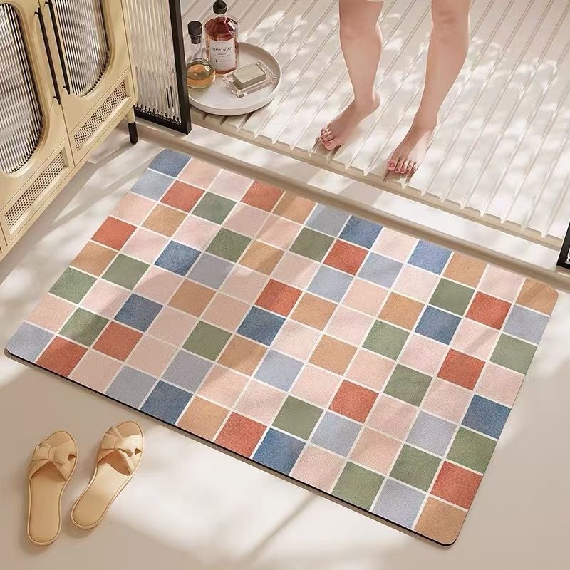 Small Fresh Diatom Mud Floor Mat, Hand Washing Table, Dirt-Resistant, Water-Absorbing, Quick-Drying And Easy To Take Care Of, Foot Pad, Shower Room We 50*80cm
Small Fresh Diatom Mud Floor Mat, Hand Washing Table, Dirt-Resistant, Water-Absorbing, Quick-Drying And Easy To Take Care Of, Foot Pad, Shower Room We 50*80cm
