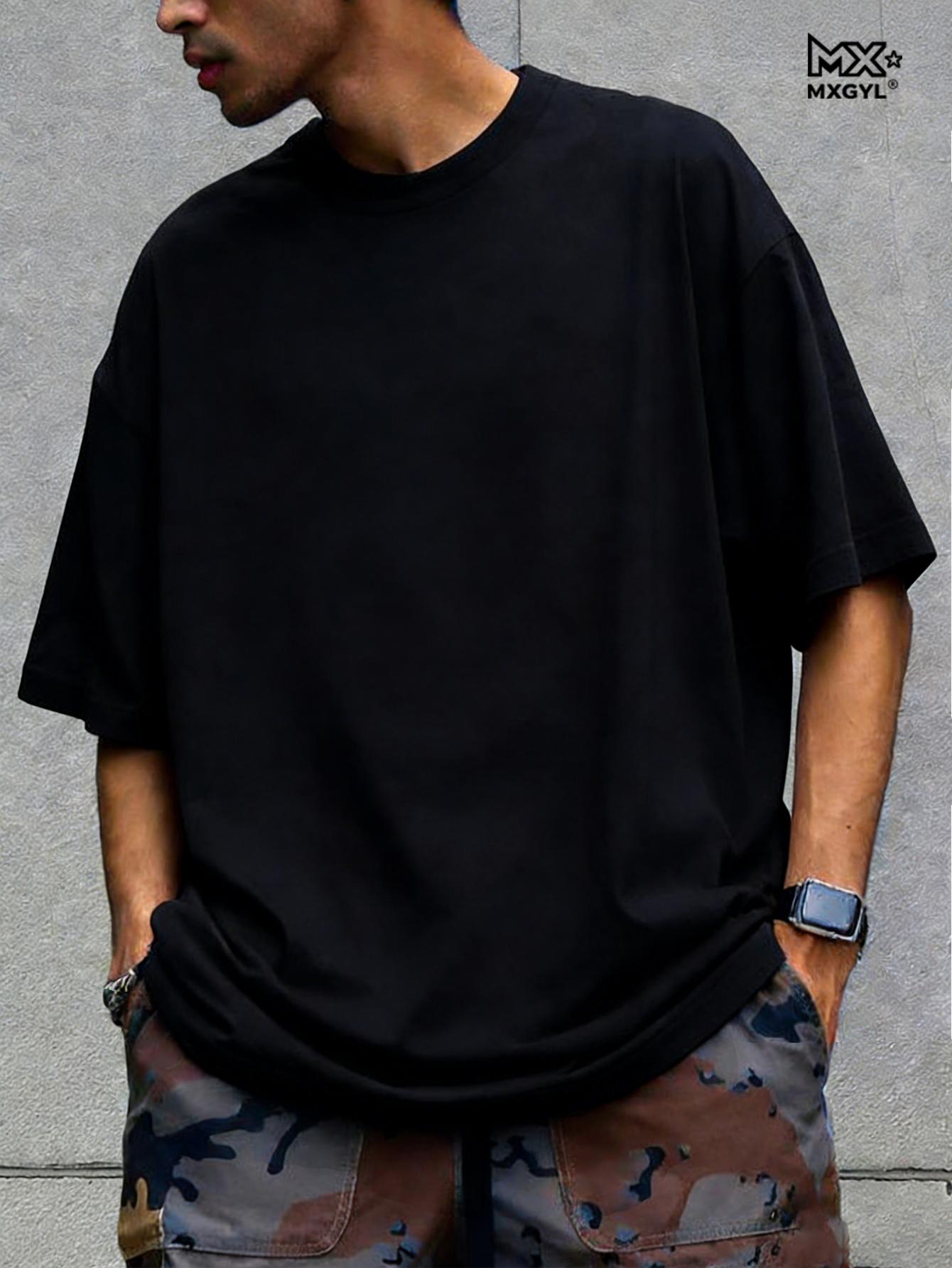 Summer men s casual sports loose plus size whatever letter printed comfortable round neck short sleeved T-shirt 5XL чорний
Summer men s casual sports loose plus size whatever letter printed comfortable round neck short sleeved T-shirt 5XL чорний