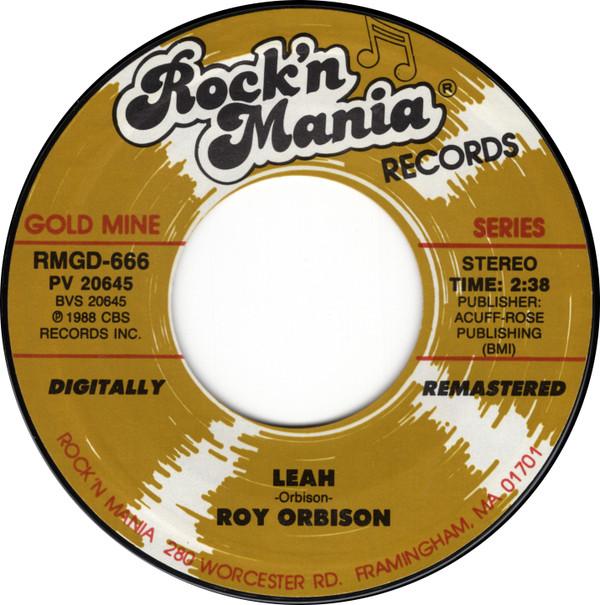 7inch Record ROY ORBISON - Leah / Pretty One RMGD666 Rock n Mania Re 1988 US Rock Used
7inch Record ROY ORBISON - Leah / Pretty One RMGD666 Rock n Mania Re 1988 US Rock Used