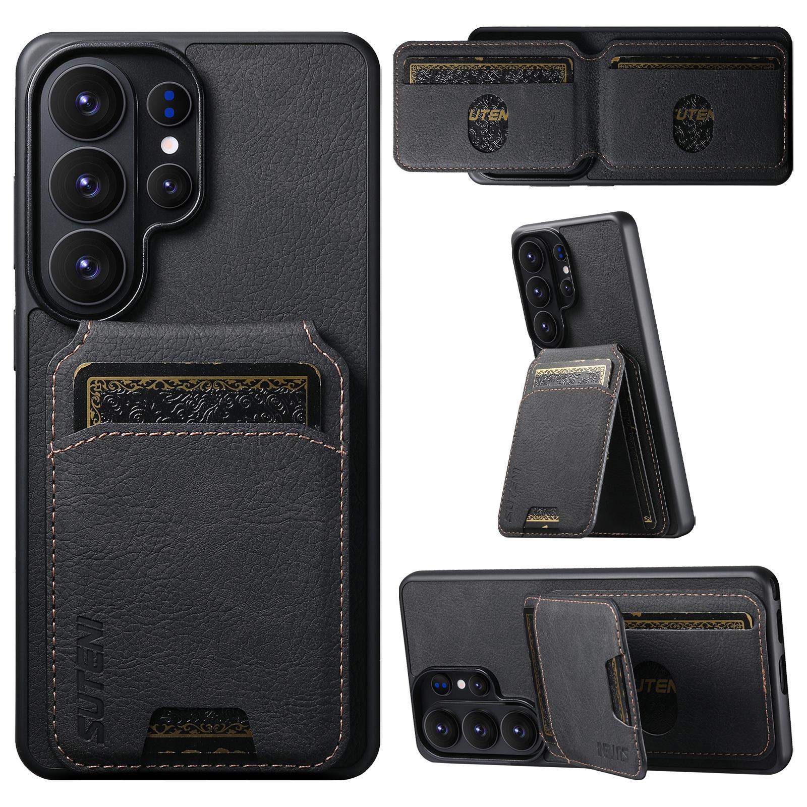 SUTENI Luxury Faux Leather Kickstand Card Holder Phone Case Feel For Samsung Galaxy S26 Ultra S25 Plus S24 S23 S22 Note20 Ultra Galaxy S26 Ultra чорний
SUTENI Luxury Faux Leather Kickstand Card Holder Phone Case Feel For Samsung Galaxy S26 Ultra S25 Plus S24 S23 S22 Note20 Ultra Galaxy S26 Ultra чорний