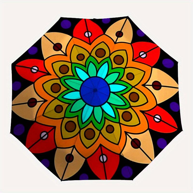 1pc Mandala ArtworkAutomatic Folding Umbrella, Portable & Foldable Design with 8 Ribs, Casual Outdoor Accessory yy250804280
1pc Mandala ArtworkAutomatic Folding Umbrella, Portable & Foldable Design with 8 Ribs, Casual Outdoor Accessory yy250804280