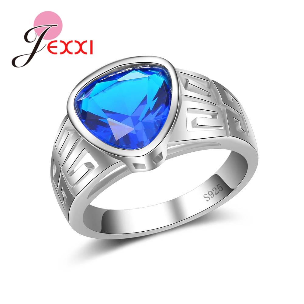 Party Jewelry Delicate 925 Sterling Silver Ring Lovely Triangle Shape Blue Crystal Inlaid Women Girl Engagement Jewelry 6
Party Jewelry Delicate 925 Sterling Silver Ring Lovely Triangle Shape Blue Crystal Inlaid Women Girl Engagement Jewelry 6