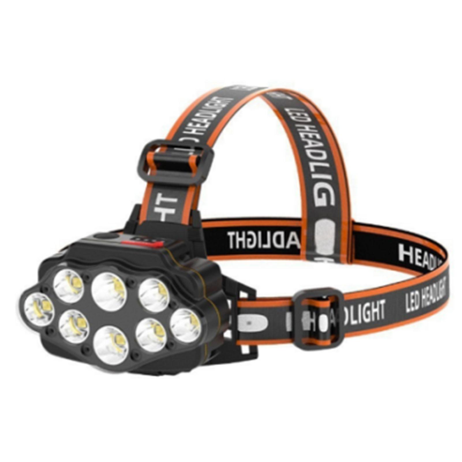 Head Flashlight Waterproof USB Charging Headlamp 13000lm Rechargable Headlight for Nightwalk Hiking
Head Flashlight Waterproof USB Charging Headlamp 13000lm Rechargable Headlight for Nightwalk Hiking