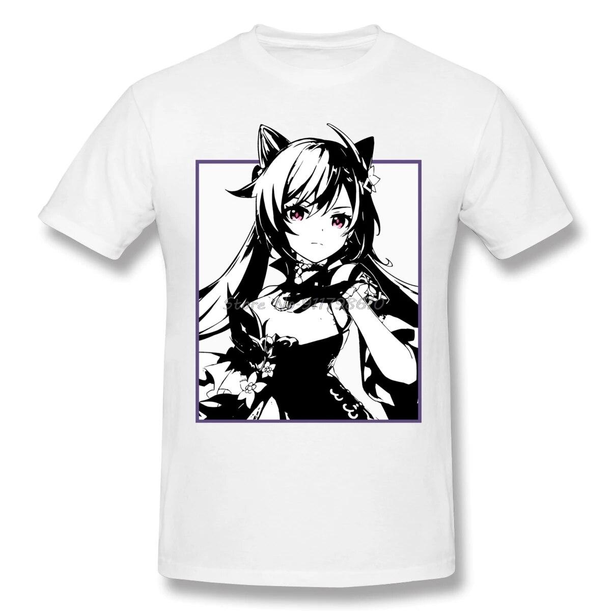 Футболка Keqing Genshin Impact Harajuku, хлопковая футболка большого размера с круглым вырезом и короткими рукавами, футболки, уличная одежда Harajuku 3XL
Футболка Keqing Genshin Impact Harajuku, хлопковая футболка большого размера с круглым вырезом и короткими рукавами, футболки, уличная одежда Harajuku 3XL